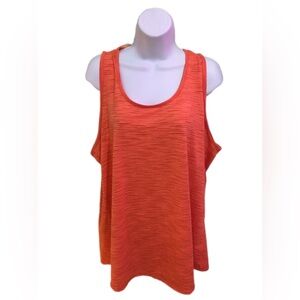 Joe Fresh Orange Sleeveless Tank Top